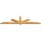 Ekena Millwork Kennewick Rough Sawn Timber Gable Bracket, Western Red Cedar, 84"W x 21"H x 2"D x 4"F, 6/12 Pitch GBW084X21X0204KEN00RWR - alternate 5
